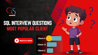 SQL interview Question - Most Popular Client | #sql #datascience #dataengineering  #faang #maang