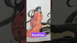 Kiyohime #kiyohime #japanesefolklore #japanesemythology #snakewoman #creatureart #oniroi_atlier