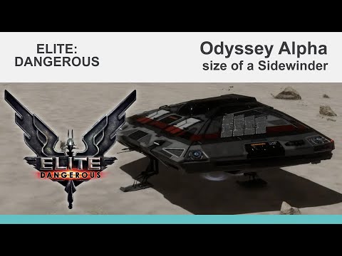 Elite Dangerous Odyssey: size of a Sidewinder