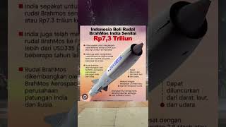 KORUT KETAKUTAN !! INDONESIA BELI RUDAL INDIA SENILAI Rp. 7,3 TRILIUN #shorts