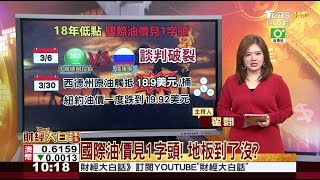 國際油價見1字頭! 地板到了沒? 財經大白話 20200331