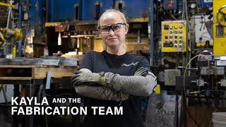 Reelcraft - Kayla and the Fabrication Team