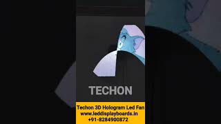 TECHON PORTABLE 3D HOLOGRAM LED FAN