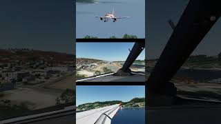 Easyjet A319 Short Runway Landing at Skiathos! #flightsimulator #xplane12 #toliss