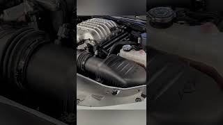 Hellcat stock intake vs Legmaker intake 🔥 #hellcat #intake #legmaker #dodge #srt #fyp #viral #whine