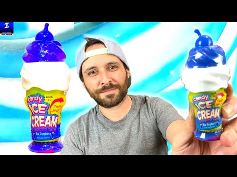 Candy Ice Cream Twist-N-Lik Review | Blue Raspberry