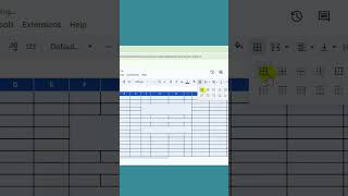 Find merged cells in google sheets