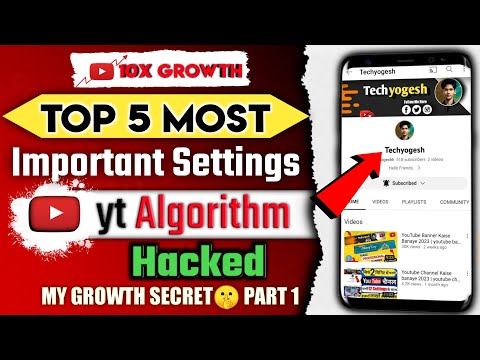 YouTube Algorithm Hacked Settings | Techyogesh