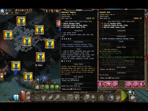 Winter cloak upgrade to T8 + Stats and items - Sleepygarnet || Drakensang Online 2019 R225