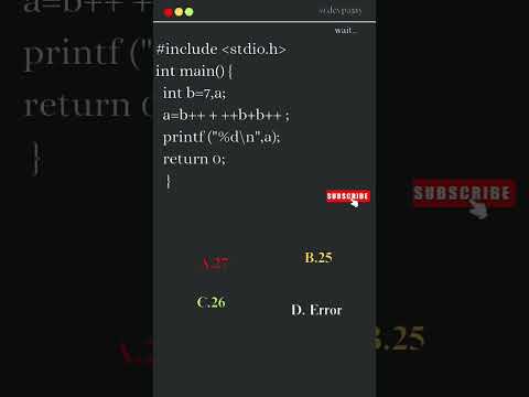 C language program practice  part - 24 #clanguage #coding #cprogram #problem #codeproblem