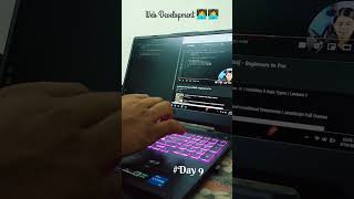 today the day 9 project is complete #shorts  #ytshorts #webproject
