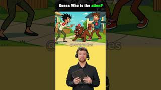 Can You Spot the Alien? #logicpuzzles #brainteasers  #riddle #viralshorts #viral #short
