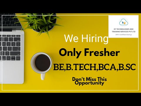 Don't Miss this Opportunity we are hiring BE/BSC/BCA/B.TECH