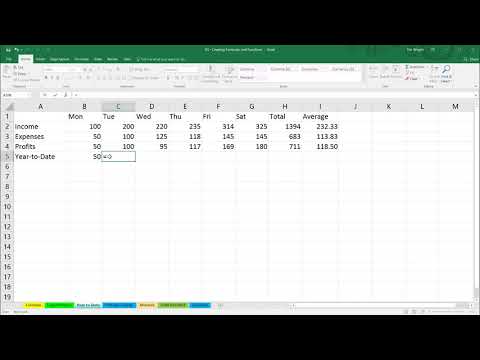 Lesson 3   Topic 3   Calculating Year to date totals