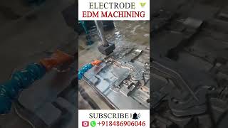 ELECTRODE MACHINING 🔥 Plastic Mold design #injectionmolding #Toolanddie