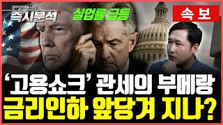 [속보] 미국 '고용 쇼크' : 미국 경기침체 본격화, 관세전쟁 멈출까? [즉시분석]