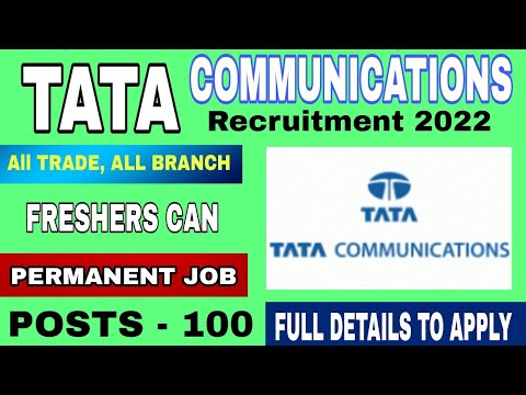 TATA Communications recruitment 2022 l tata communications off campus 2022