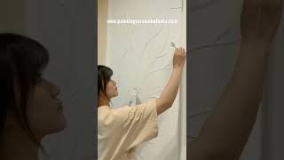 wall painting putty art design