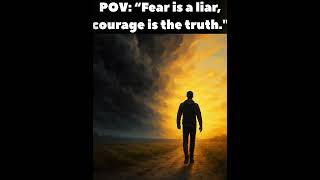 Facefear🦁#BeBrave#CourageOverFear#TruthWithin#FearessMindset#StrongAndBold#motivation#new#goalgetter