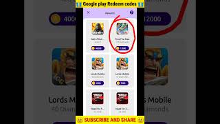 google play redeem code earning app today | google play redeem code earning app | #shorts