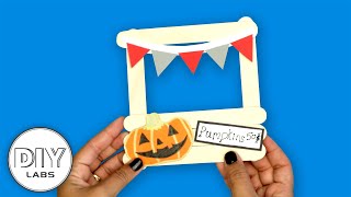 PUMPKIN PATCH MAGNET | Popsicle Stick Craft | Fast-n-Easy | DIY Labs