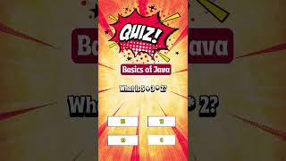 Quiz 2 Tech by Aswin #coding #javatech #javapractice #smartphone #codewithaswin #javaquiz  #windows