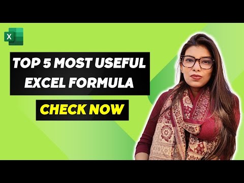 Top 5 Most Useful Excel Formula
