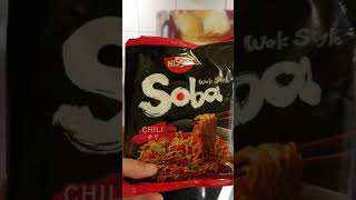 NISSIN |Soba Noodles Spicy Wok Style| Japanese Soba Noodles