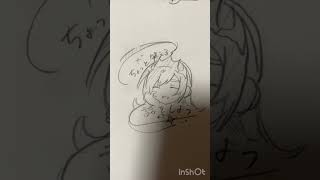 1000年生きたい… #いらすと #イラスト #アナログイラスト #アナログ #1000年生きてる #ボカロ#いよわ #おこめ