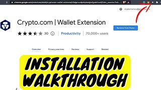 Crypto.com DeFi Wallet Extension (Chrome & Brave Browser)