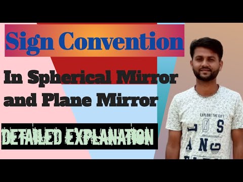 Sign convention #sphericalmirror #planemirror #reflectionoflight #class10th