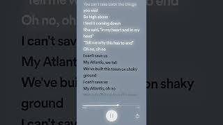 atlantis [i cant save us, my atlantis, we fall] - seafret (sped up)┊serein.