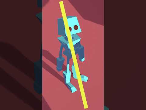 painterly 3d robot scene (made in blender!!)  #3d #blender3d #illustration