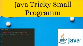 Java tricky small Programm