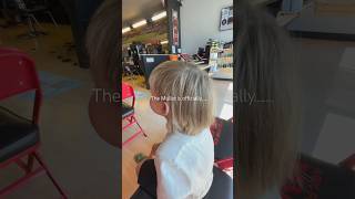 Goodbye, mullet 😭 Stetson’s summer cut is officially here! #shorts #momlife #toddlerlife
