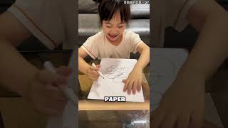 The Girl Who Turned Scribbles into Art 😲 (@爱画画的如意 - DY)