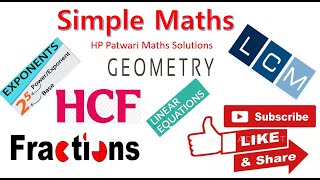 Patwari Maths Solutions #patwarfullcourse #patwariexam #clerkmaths subsribe @simplemaths8280