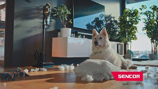 Cordless Stick Vacuum Cleaner Sencor SVC 9879BK 4-in-1