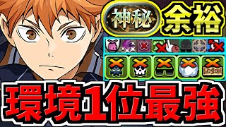 【環境1位】今一番強い最強テンプレ解説！神秘チャレンジ周回！ぶっ壊れ日向編成！代用・立ち回り解説！ハイキューコラボ【パズドラ】
