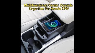 Best Honda CR-V Accessories, Multifunctional Center Console Organizer for Honda CR-V 2017-2022