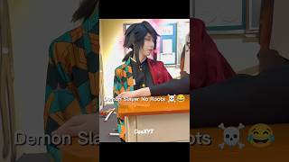 Demon Slayer Cosplay No Roots 😂😂 pt.43 #anime #demonslayer #kimetsunoyaiba #cosplay #tanjiro #nezuko