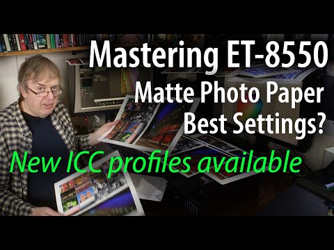 Mastering Matte Photo Paper Prints on Epson ET-8550: Best Settings