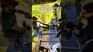 Bungee jumping #bungeejump #bungeejumping #bungee #flip #fyp #fun #canada #quebec