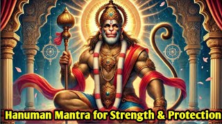 🔱 Hanuman Mantra for Strength & Protection | Divine Energy Chant 🛡️🔥📿