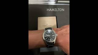Mens Hamilton Khaki Field Auto H70455733 #hamilton #automaticwatches #automatic #khaki #watch