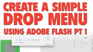 Create a Simple Drop-Menu in Flash pt.1