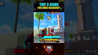 3 Secret Guns for Drag Headshot in Clash Squad Ranked Tips 🤔 #shorts #freefire