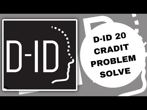 Studio D-ID 20 cradit problem solve//Studio D-ID Extra cradit not Showing // Free Cradit in d-id