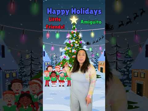 Happy Holidays! ✨Sending joy to all my amiguitos little friends🎅🎁 #kidsfun #happyholidays
