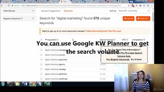Using KeywordTool io for KW Ideas Free Tool - keyword planner free